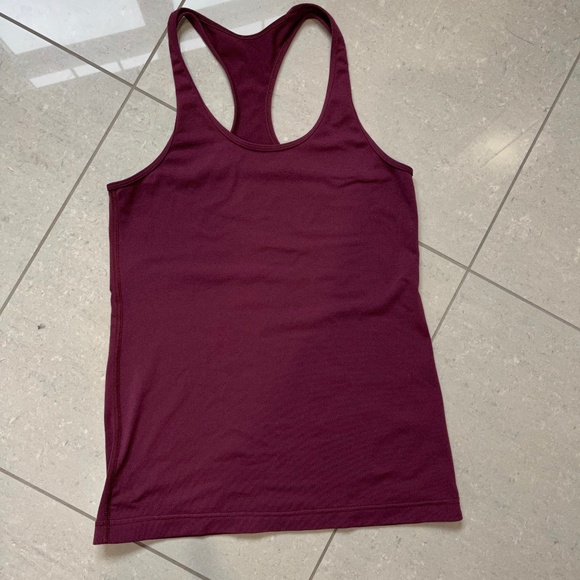 Lululemon Burgundy Racerback Tank